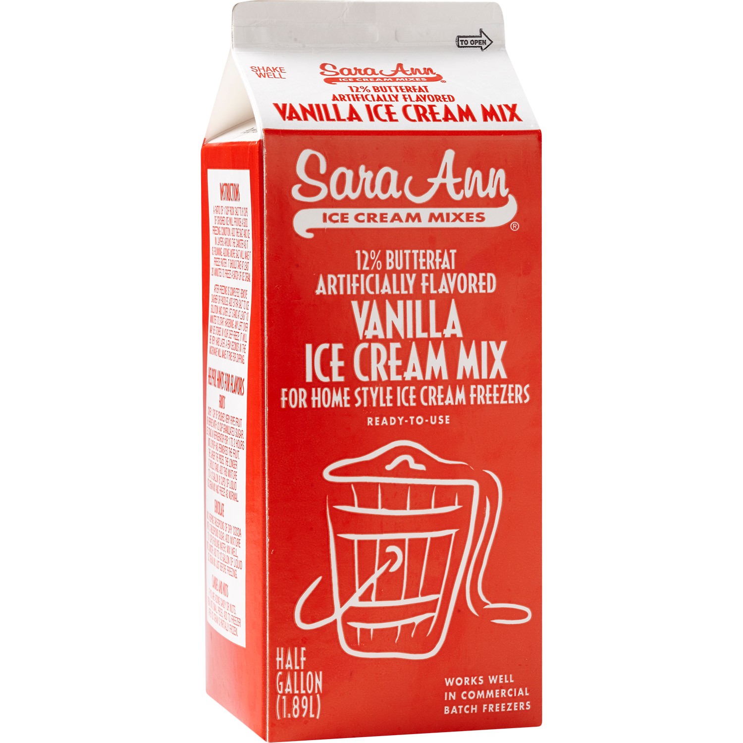 ICE CREAM SOFT MIX LIQUID