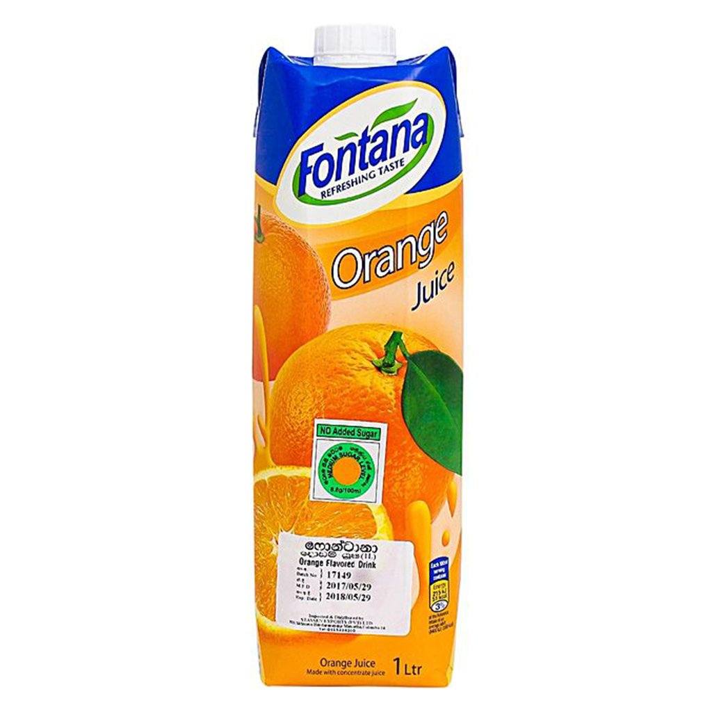 JUICE ORANGE 1LTR X 12PKT
