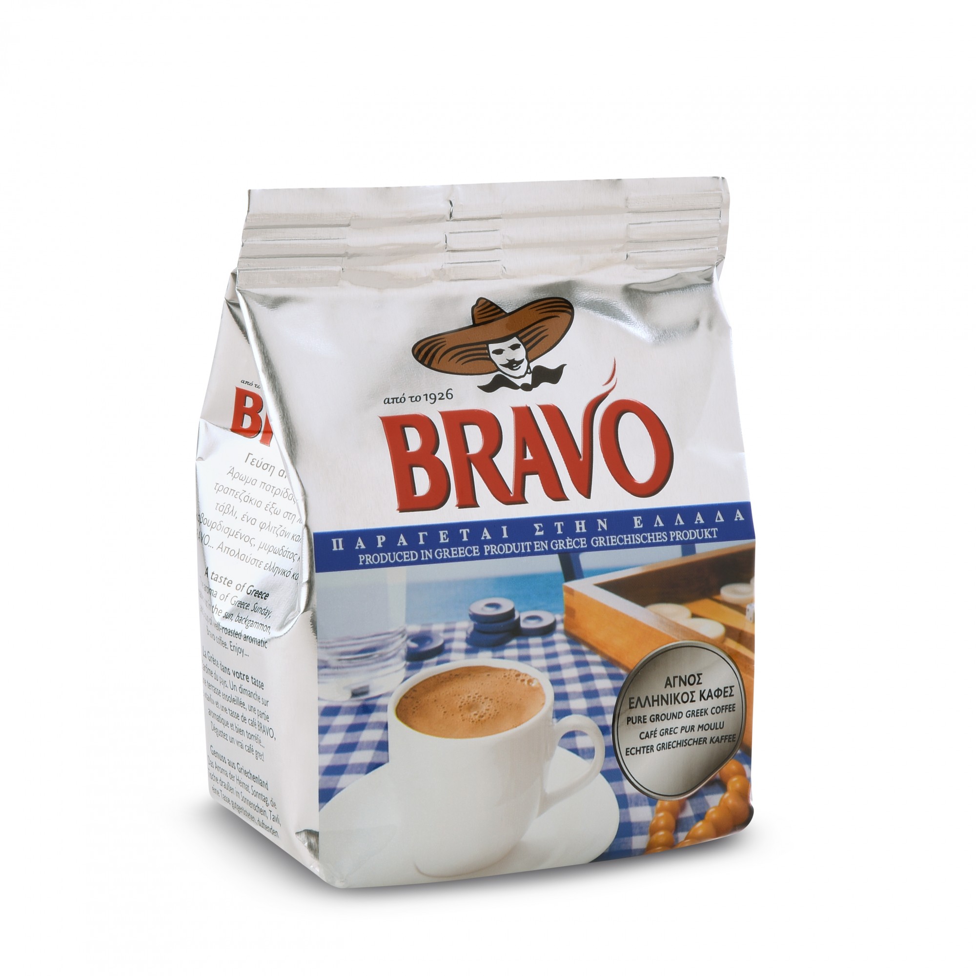 COFFEE GROUND GREEK BRAVO
