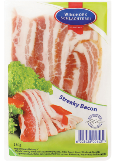 BACON STREAKY SLICED VACUUM PACK