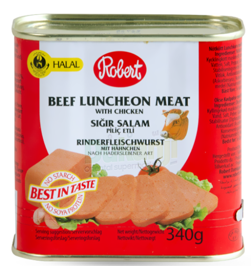 BEEF LUNCHEON MEAT TINNED