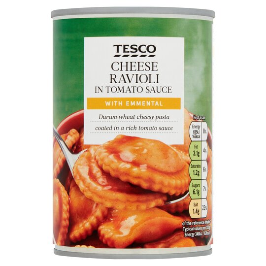 RAVIOLI CHEESE TINNED