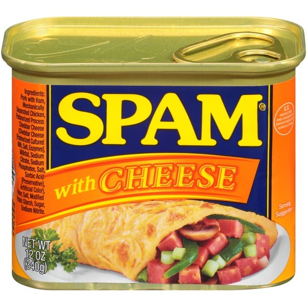 SPAM WITH CHEESE CHUNK TINNED