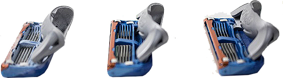 SHAVING BLADE INJECTOR TYPE GILLETTE G-II 5'S