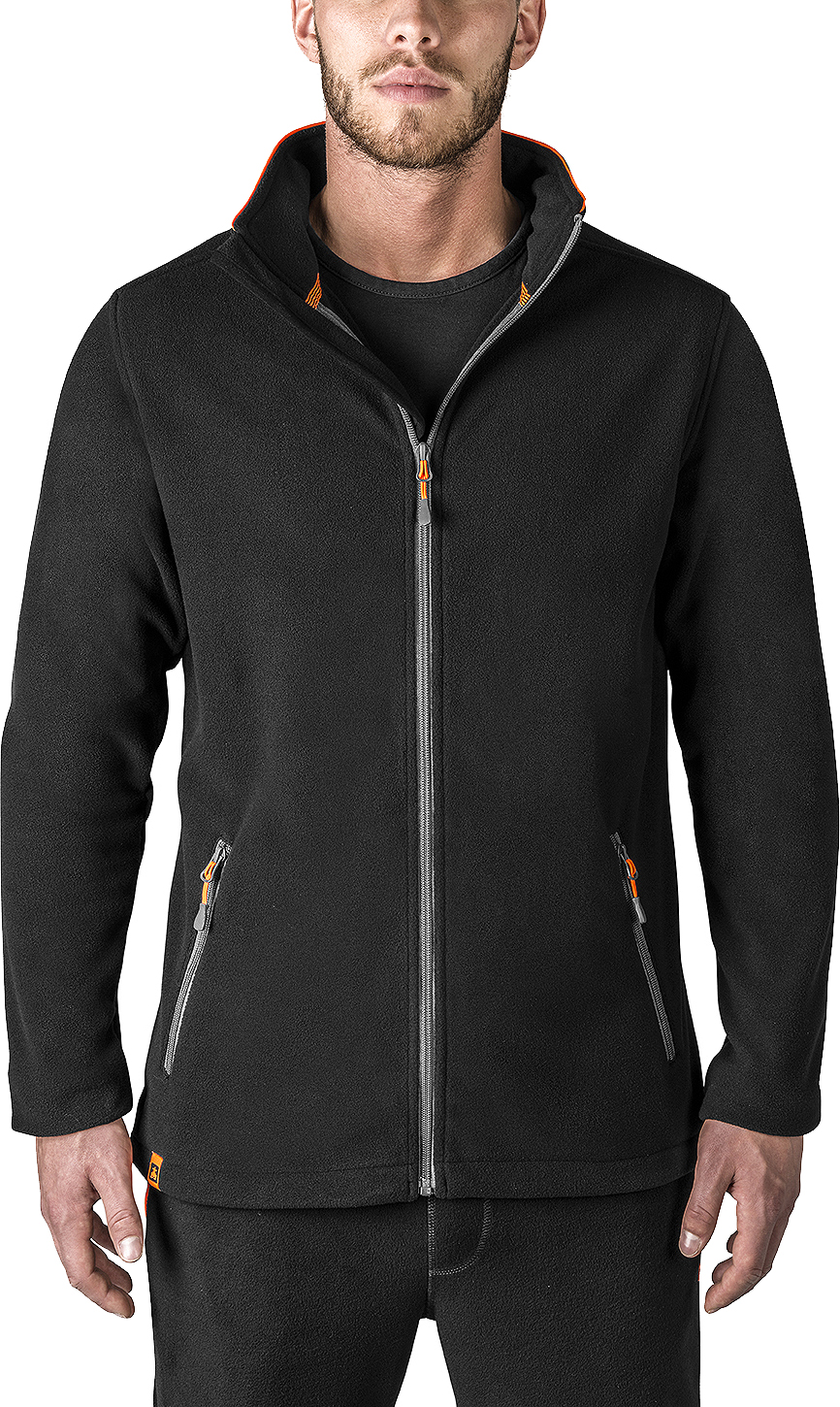 JACKET FLEECE POLYESTER, ANTI STATIC NAVY/YELLOW 2XL