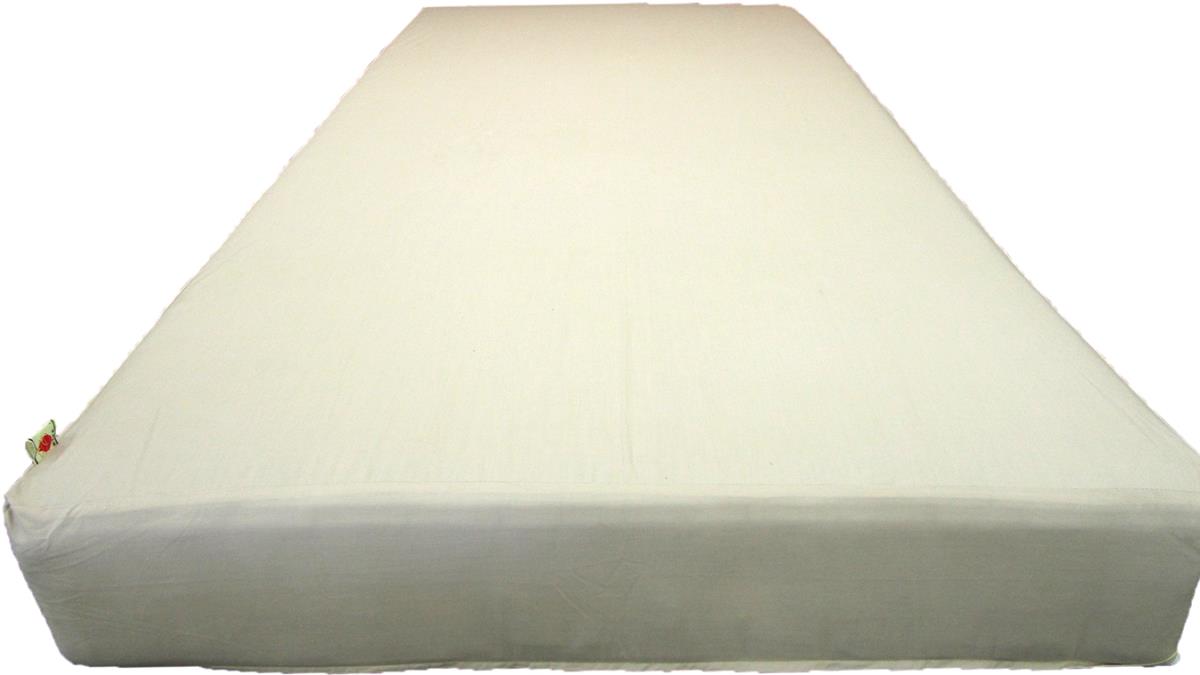 MATTRESS FLAME RETARDANT WHITE, POLYESTER 1200X2000X200MM