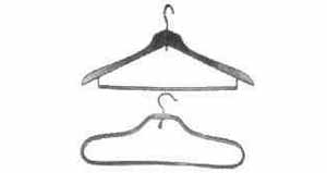 HANGER COAT PLASTIC
