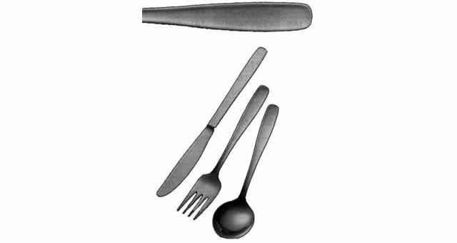 FISH KNIFE 18-CHROME STAINLESS STEEL PLAIN HANDLE