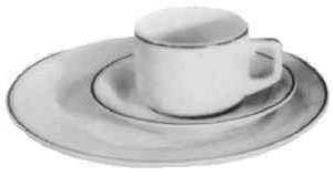 DINNER PLATE STANDARD WITH BLUE LINE 233MM