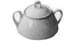 SUGAR BOWL CHINA PLAIN STANDARD 300CC