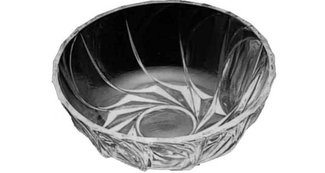 GLASS BOWL 160MM DIAM