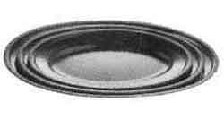 DISH OVAL STAINLESS STEEL 305X205MM