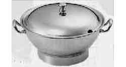 SOUP TUREEN STAINLESS STEEL PLAIN ROUND 1.3LTR