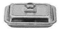 VEGETABLE DISH STAINLESS STEEL RECTANGULAR 290X230MM