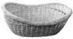 BREAD BASKET OVAL BAMBOO 290X180MM