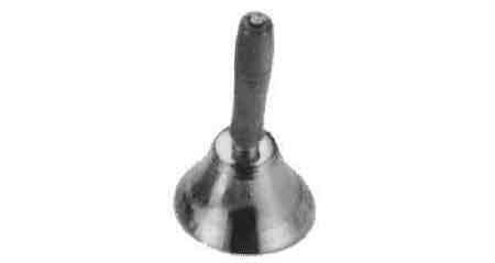HAND BELL BRASS DIAM 145MM