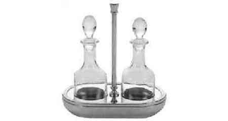 OIL & VINEGAR CASTER SET 180CCX2BTLS