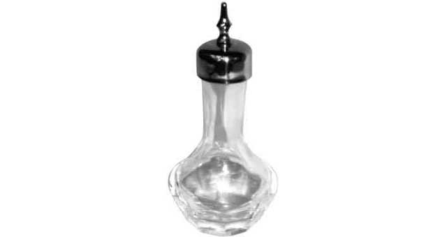 BITTERS BOTTLE GLASS 160MM HEIGHT