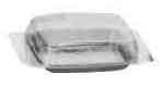 BUTTER TRAY STAINLESS STEEL WITH PLASTIC COVER 185X110MM