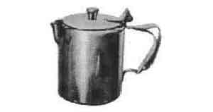 COFFEE POT STAINLESS STEEL 460CC