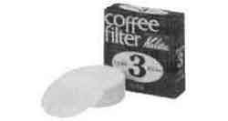 FILTER PAPER FOR MOCHA EXPRESS NO.3 100'S