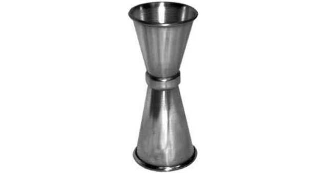 JIGGER CUP STAINLESS STEEL 28X56CC