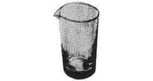COCKTAIL GLASS WITH STRAINER 85MM DIAM