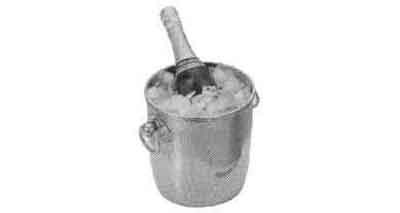 CHAMPAGNE COOLER 190MM DIAM STAINLESS STEEL