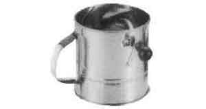 FLOUR SIFTER GALV TIN DIAM 130MM