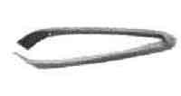 TWEEZERS BONE STAINLESS STEEL, 120MM