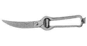 POULTRY SECATEUR 250MM STAINLESS STEEL