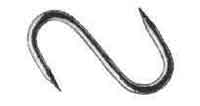 MEAT HOOK GALV NON-SWIVEL 180MM