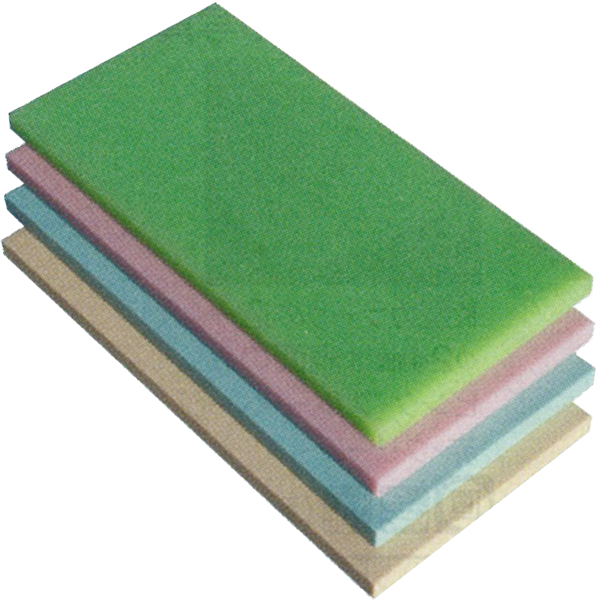 CUTTING BOARD PLASTIC COLOURED, GREEN 450X300X12MM