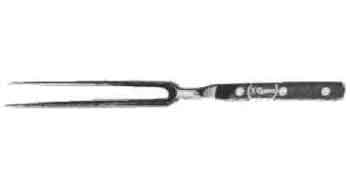 MEAT FORK STAINLESS STEEL WITH WOODEN HANDLE 300MM