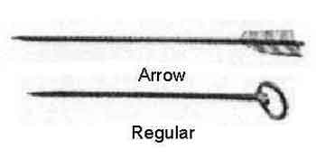 SKEWER STAINLESS STEEL ARROW 270MM