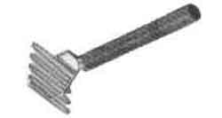 POTATO MASHER HEAVY WIRE TYPE W/WOODEN HANDLE 100MM/SQUARE