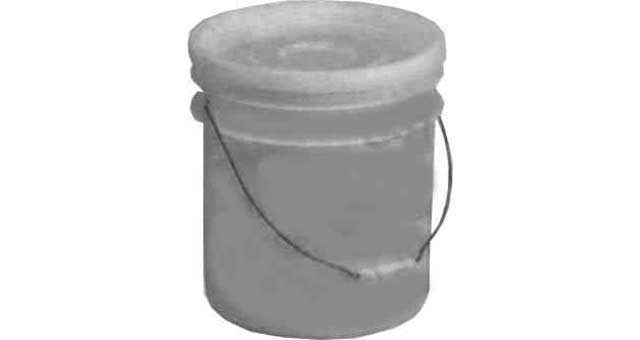 PAIL STORAGE FOR CONDIMENT, POLYETHYLENE 12LTR