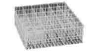 RACK GLASS COMPARTMENT STLWIRE, W/PLASTIC COATED 500X250X120MM