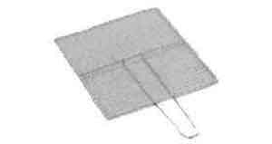 NET GRILLING STAINLESS STEEL WITH HANDLE 450X325MM