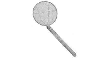 NET SCOOP LADLE STAINLESS STEEL 240MM DIAM