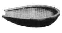 BASKET BAMBOO RICE SIDE-CUTTING 490X430X130MM
