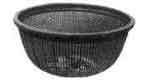 BASKET ROUND PLASTIC 420MM DIAM
