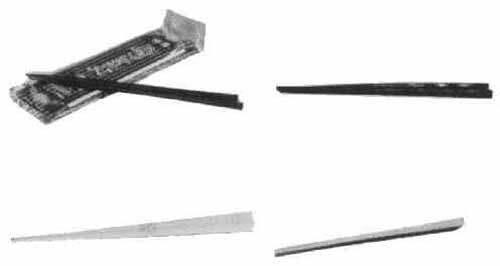 CHOPSTICKS LACQUERED BAMBOO SQUARE JAPANESE STYLE