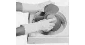 GLOVES RUBBER FOR GALLEY USE L-SIZE