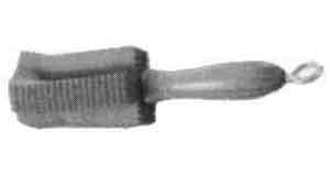 BRUSH TUMBLER WHITE HAIR