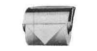 HOLDER TOILET PAPER METAL 132X90MM