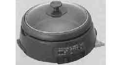 GRILL PAN ELECTRIC W/GLASS LID 110V
