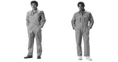 BOILERSUIT COTTON BUTTON TYPE WHITE SIZE M