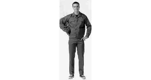 TROUSERS WORKING ANTI-ELECTRO-, STATIC BEIGE WAIST 79CM