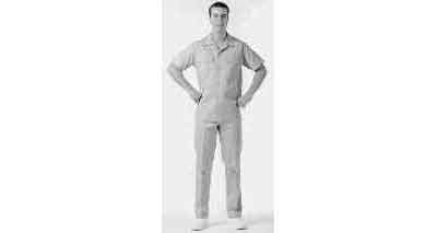 TROUSERS WORKING SUMMER COTTON, GRAY WAIST 79CM